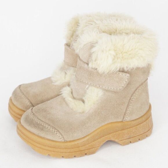 Carter's Girl's Beige Winter Boots, Size 7 - Picture 1 of 6